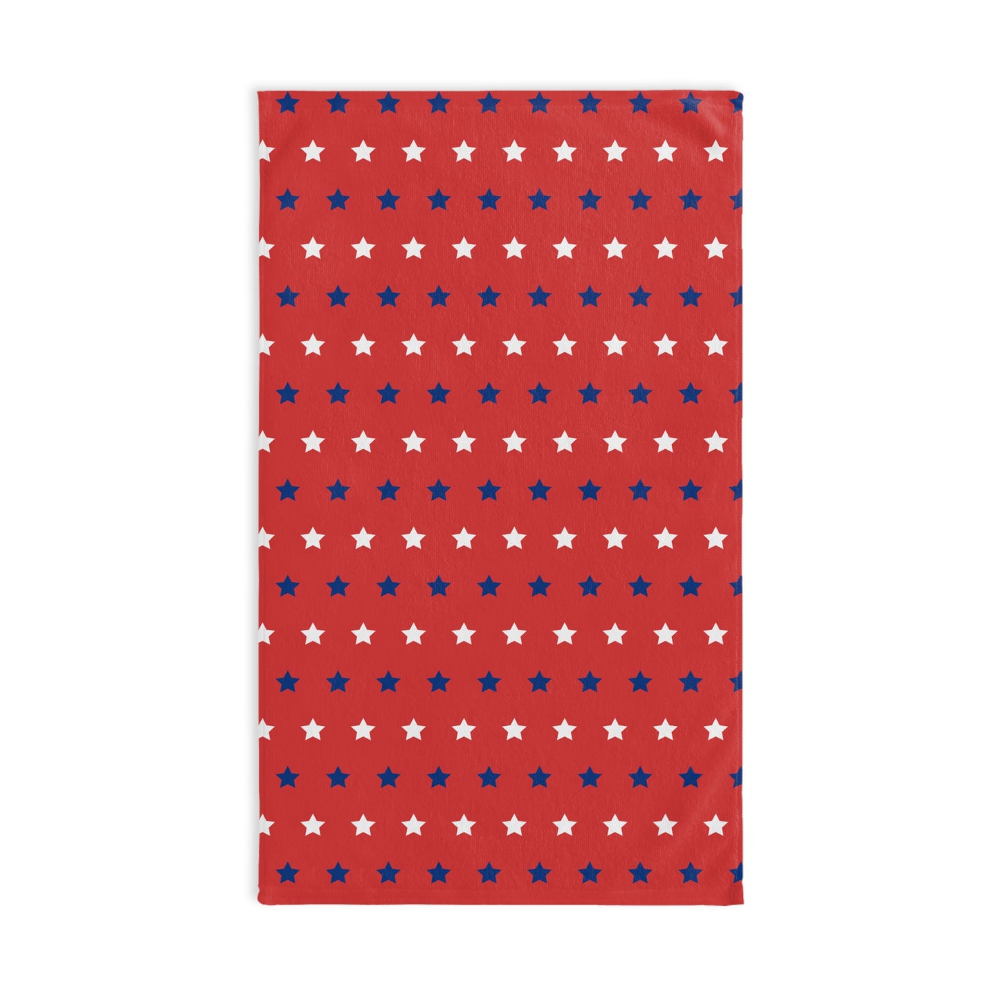 Red, White and Blue Stars Hand Towel Patriotic Bathroom Hand Towel