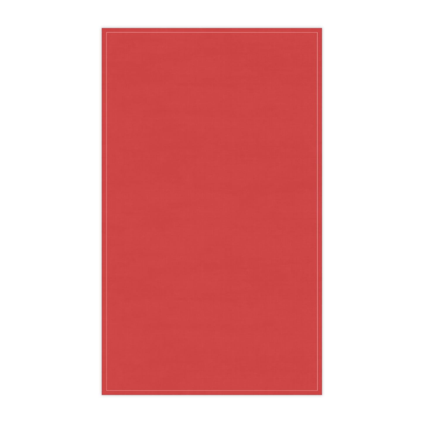True Red Cotton Twill Tea Towel 18 x 30