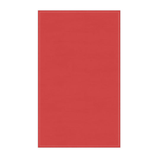 True Red Cotton Twill Tea Towel 18 x 30