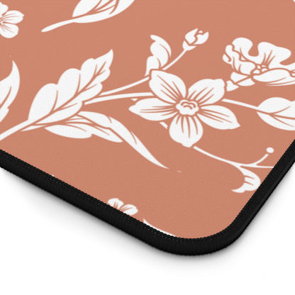 Terracotta Floral Desk Pad (12x18, 12x22 or 16x32)