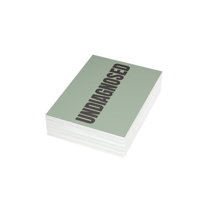Sage Postcard Set Pack of 10, 30 or 50 w/ Envelopes | Coordinated Collection