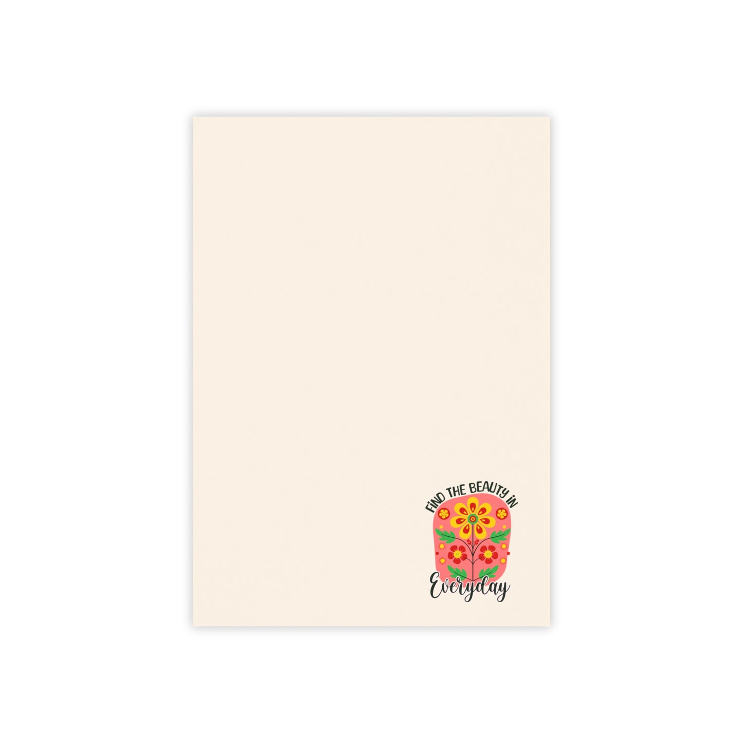 Latte Cream Find The Beauty Sticky Notes (7 Sizes Post It Notes)