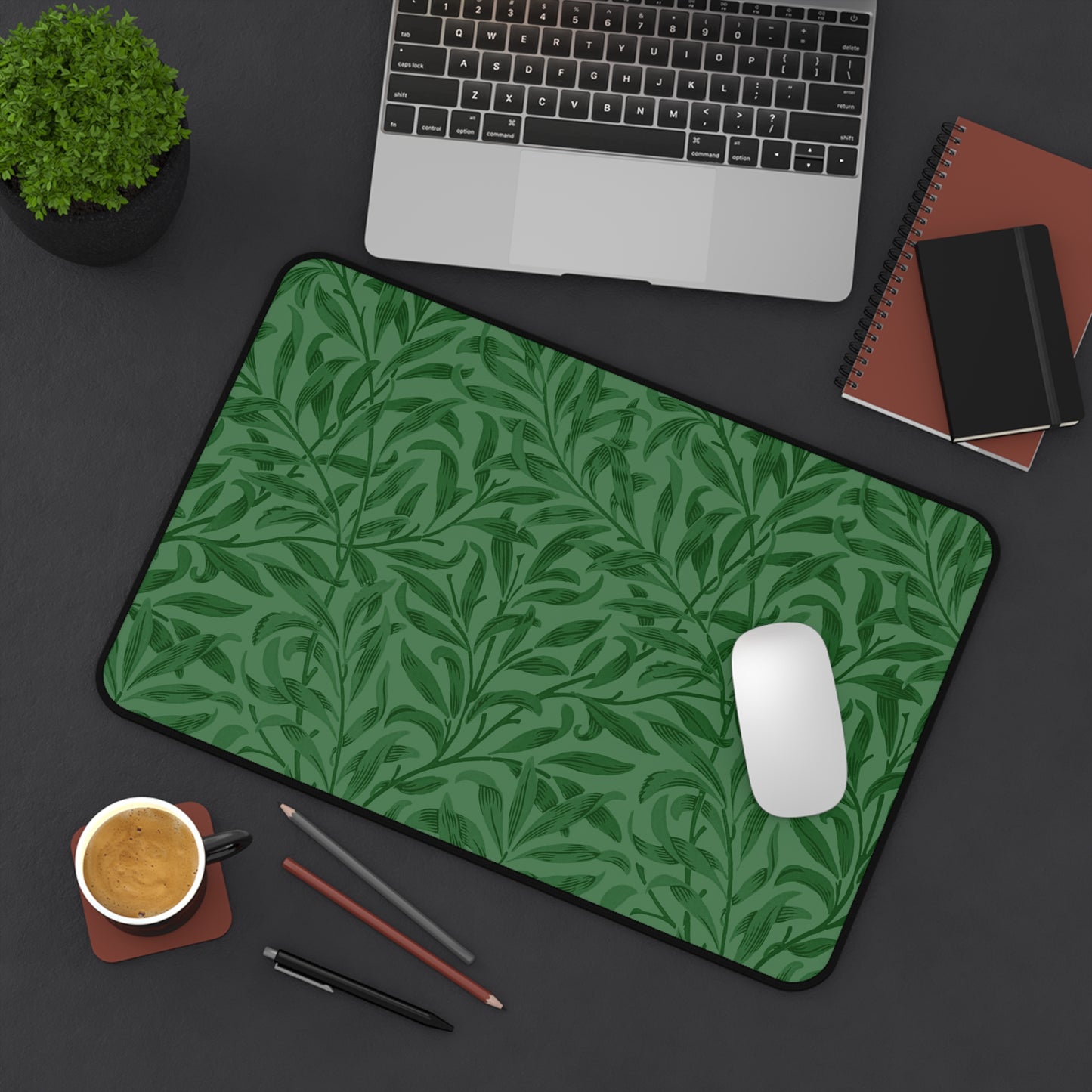 Green Leaf "Leaves" Desk Pad