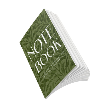 Olive Leaves A5 Lined Journal Minimal Botanical Notebook | Coordinated Collection