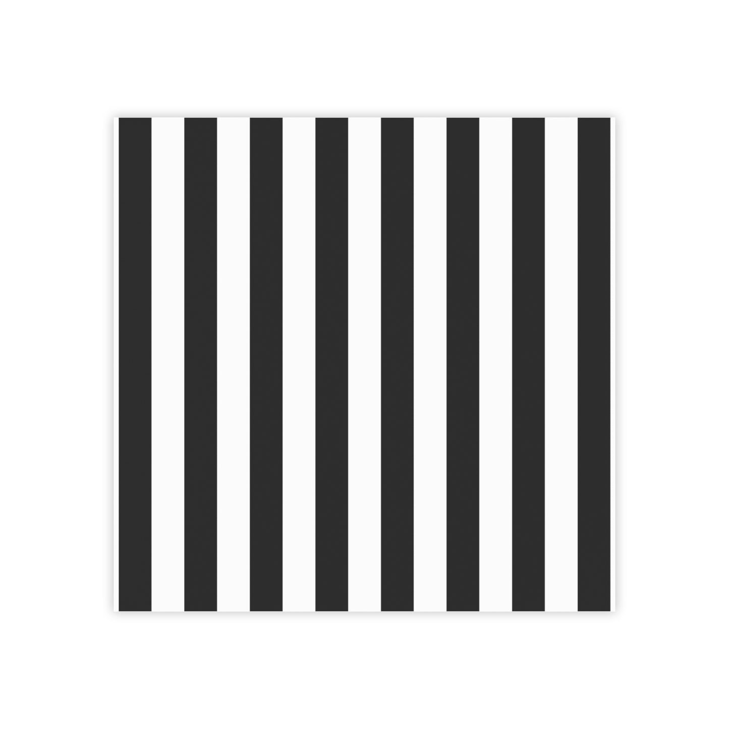 Black Stripe Sticky Notes (7 Sizes)