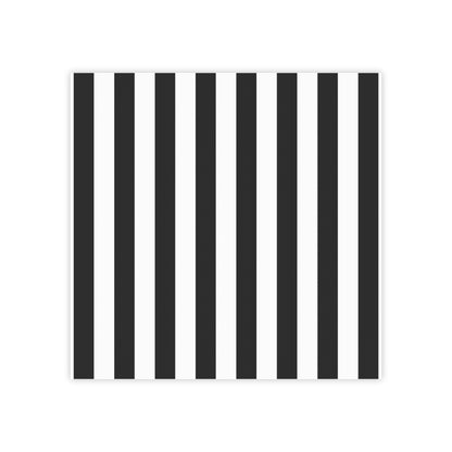 Black Stripe Sticky Notes (7 Sizes)