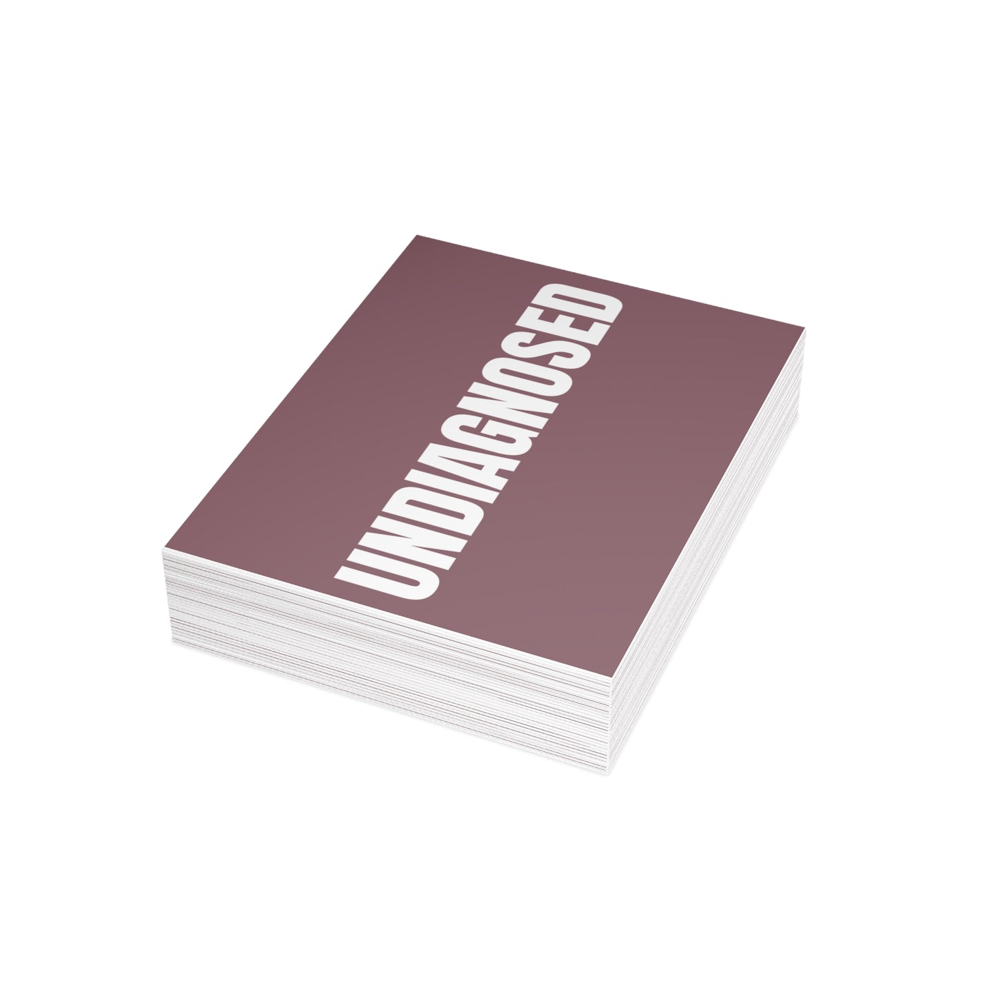 Mauve Postcard Set Pack of 10, 30 or 50 w/ Envelopes | Coordinated Collection