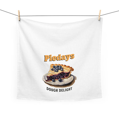 Pie Days Dough Delight Tea Towel Funny Kitchen Towel Pie Dessert Cotton Dish Towel