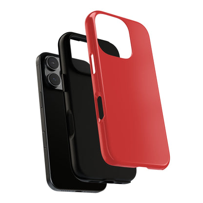 True Red Tough Cell Phone Case Matte or Glossy Protective Case iPhone Samsung