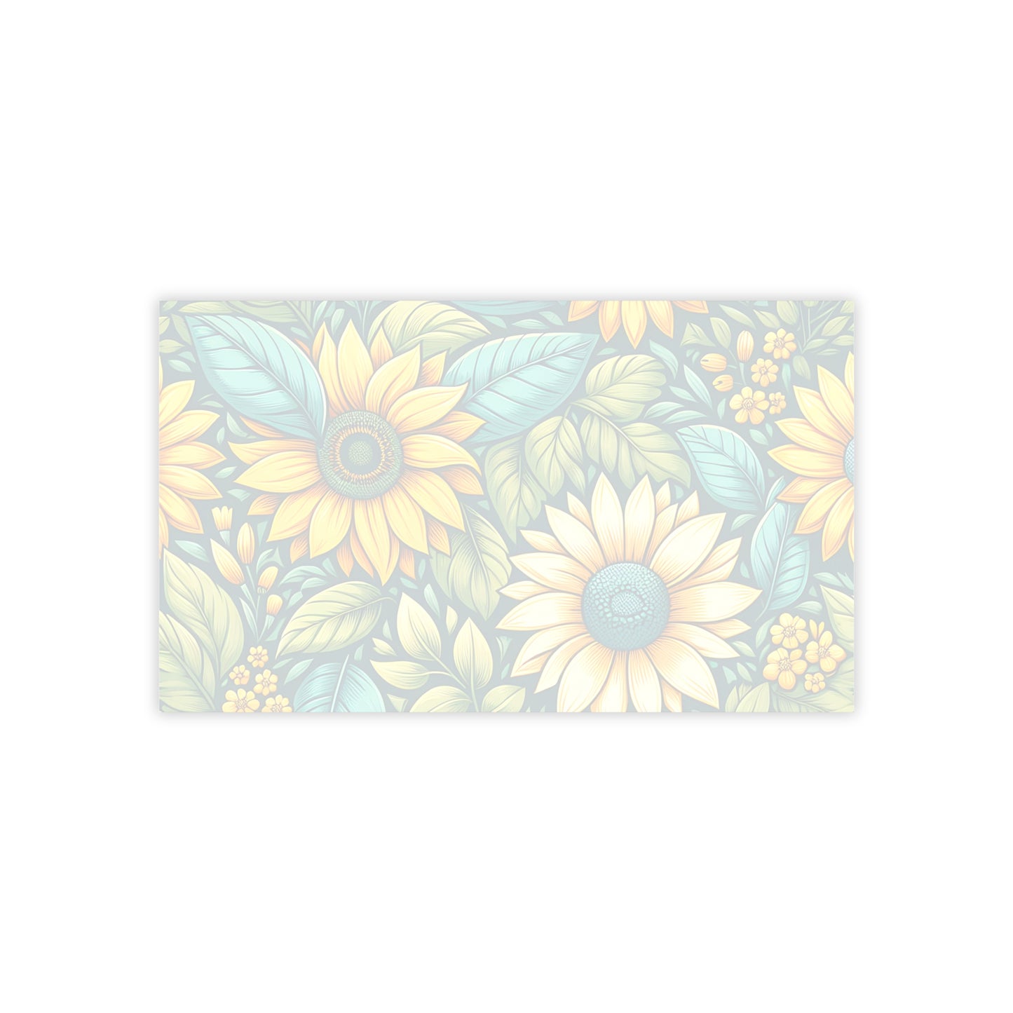 Sunflower Grove Sticky Notes Sunflower Post It Notes Botanical Notes (7 Sizes)