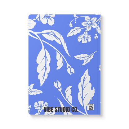 Periwinkle Floral A5 Lined Journal Coordinated Collection
