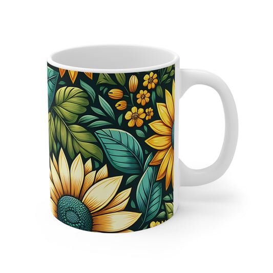 Sunflower Grove Mug