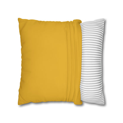Honey Yellow Canvas Pillow Cover 20x20