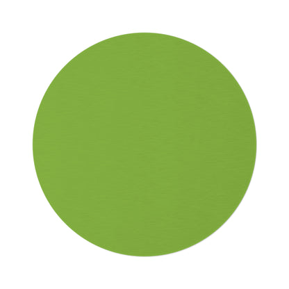 Muted Lime Coordinated Round Rug 60 Inch Floor Rug Minimal Home Decor Living Room Rug