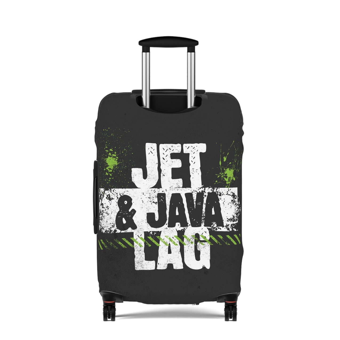 Jet Lag and Java Luggage Cover Travel Suitcase Cover
