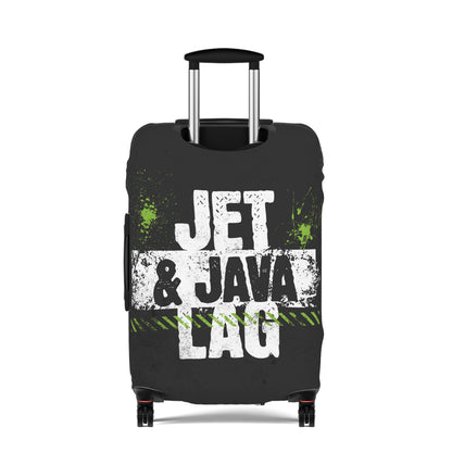 Jet Lag and Java Luggage Cover Travel Suitcase Cover