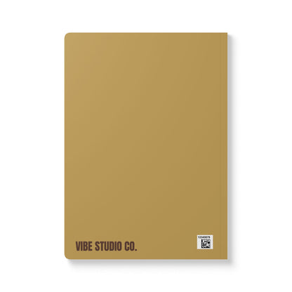 Muted Gold Color Coordinated Collection A5 Lined Journal