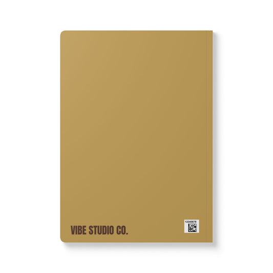 Muted Gold Color Coordinated Collection A5 Lined Journal