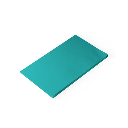Deep Aqua Post It Notes Coordinated Color Collection
