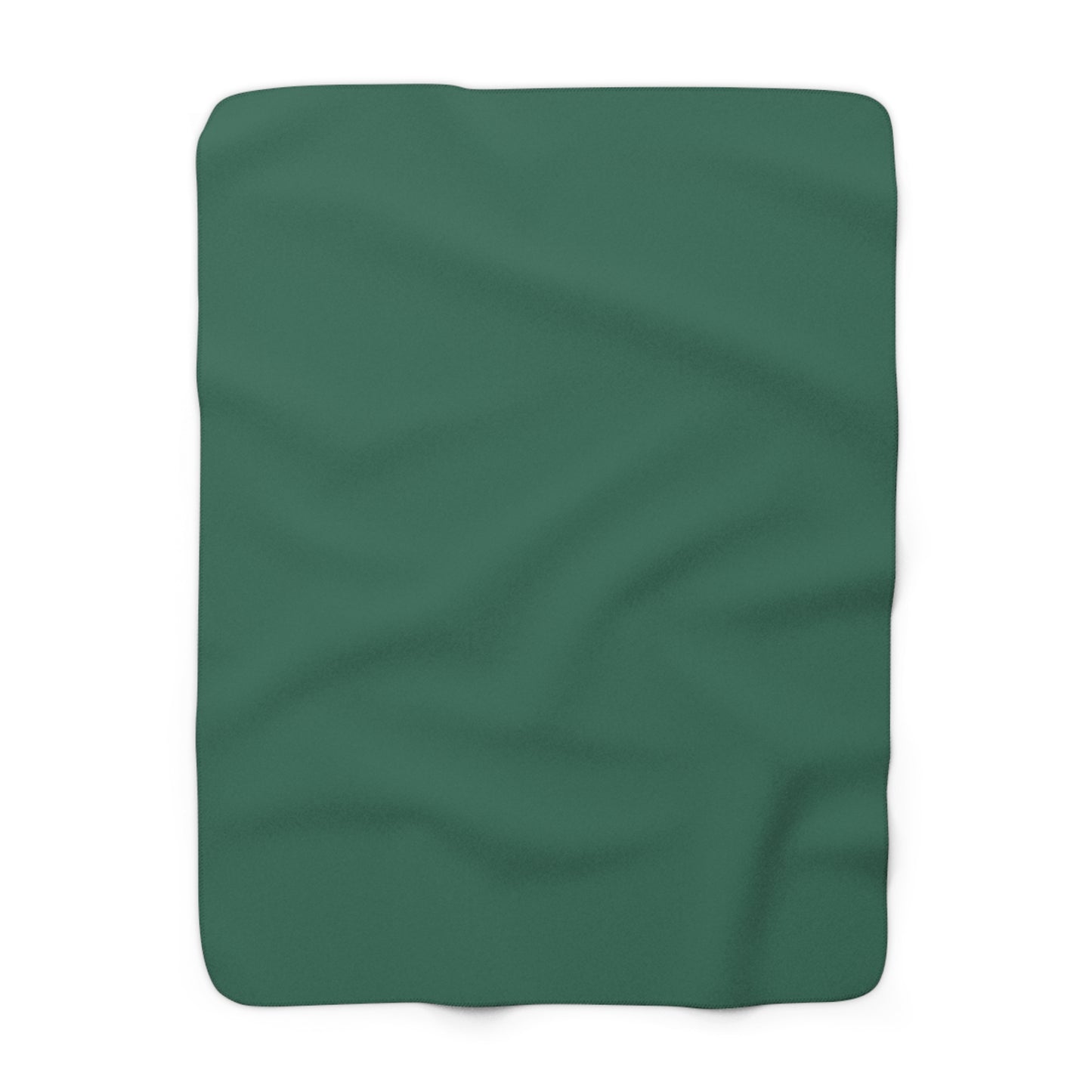 Leaf Green Sherpa Fleece Blanket Cozy Plush Throw 3 Sizes Soft Warm Blanket