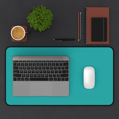 Deep Aqua Desk Mat Color Coordinated Collection (12x18, 12x22, 16x32)