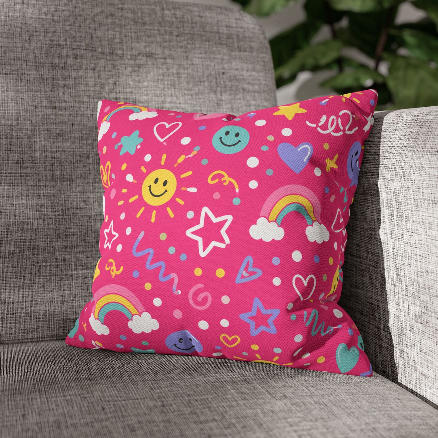 Pink Pop Pillow Cover 14x14