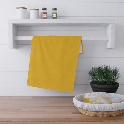 Honey Yellow Cotton Twill Tea Towel 18 x 30