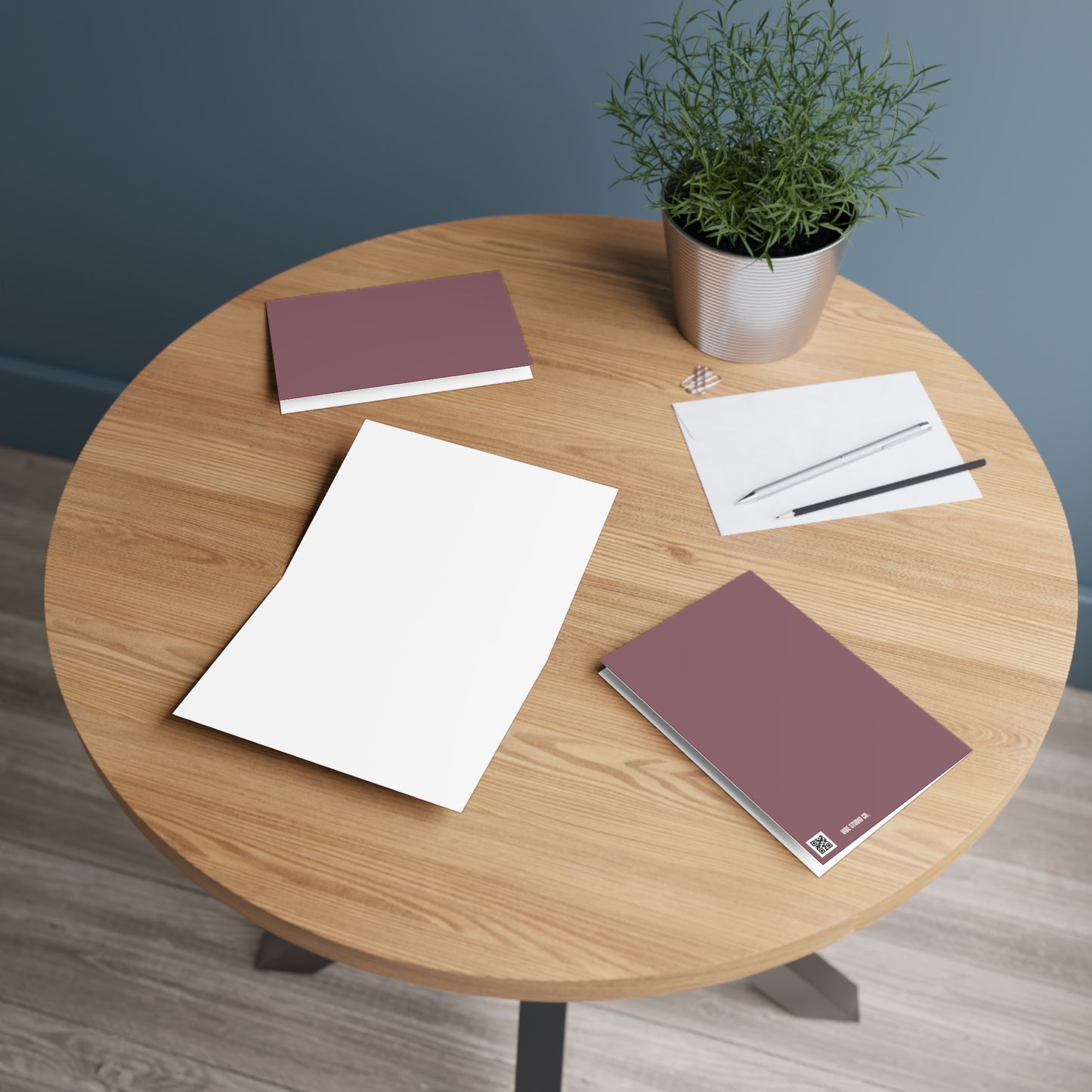 Mauve Note Card Color Coordinated Collection