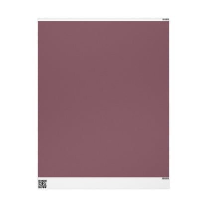 Mauve Wrapping Paper Matte or Glossy Gift Wrap 3 Sizes Fine Art Paper