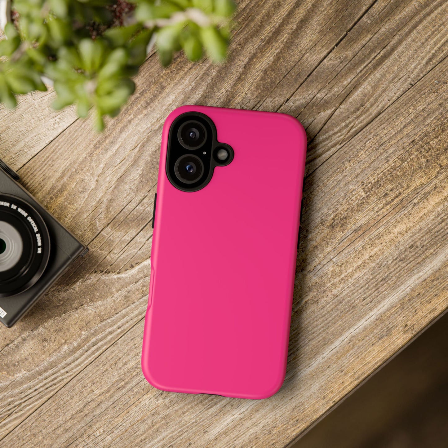 Pink Tough Cell Phone Case Matte or Glossy Protective Case iPhone Samsung