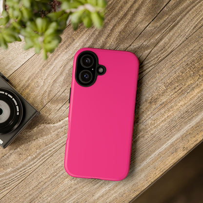 Pink Tough Cell Phone Case Matte or Glossy Protective Case iPhone Samsung
