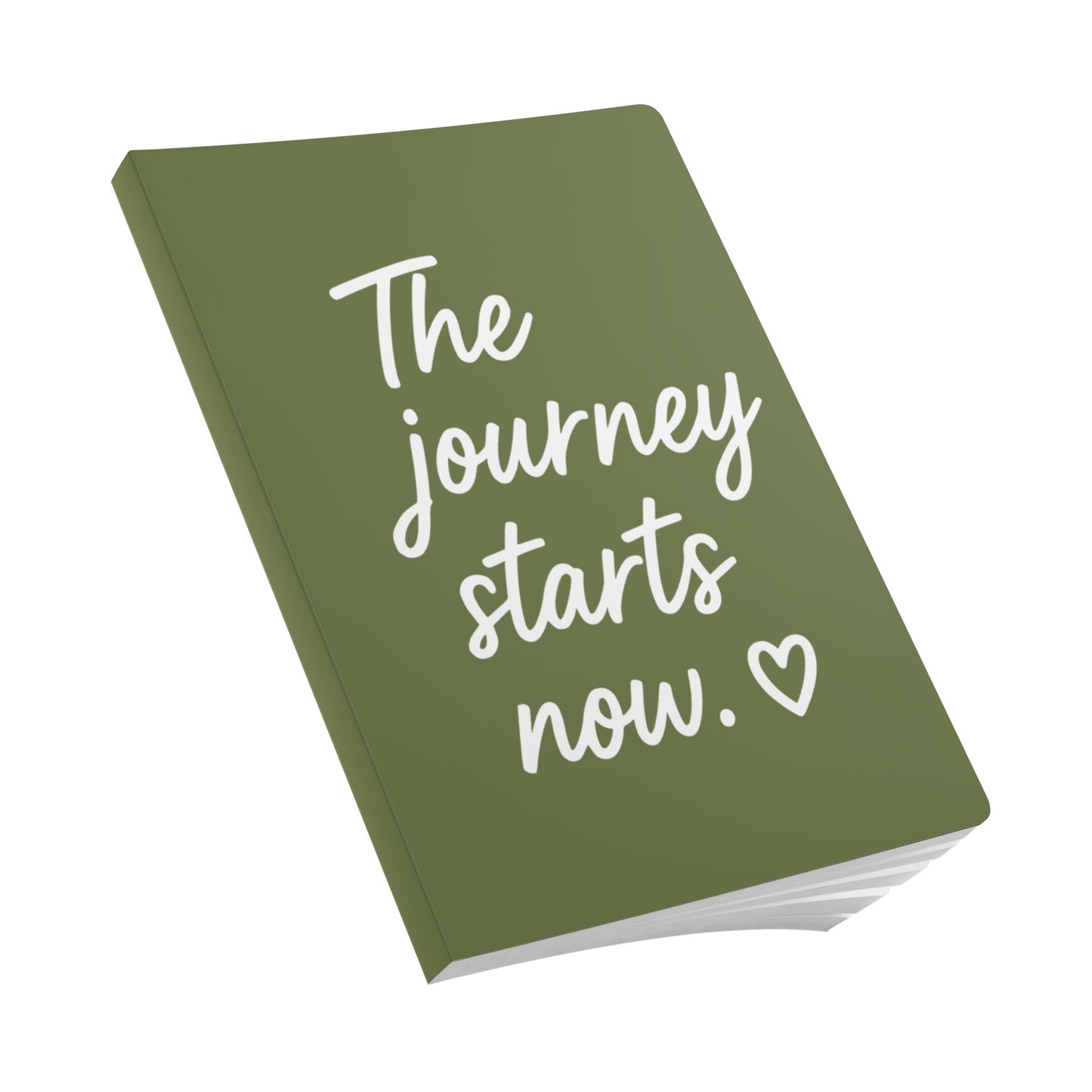 Olive The Journey Starts Now A5 Lined Journal