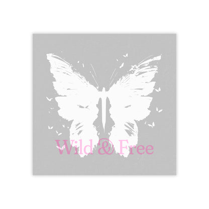 Wild and Free Sticky Notes Butterfly Post It Notes (7 Sizes)