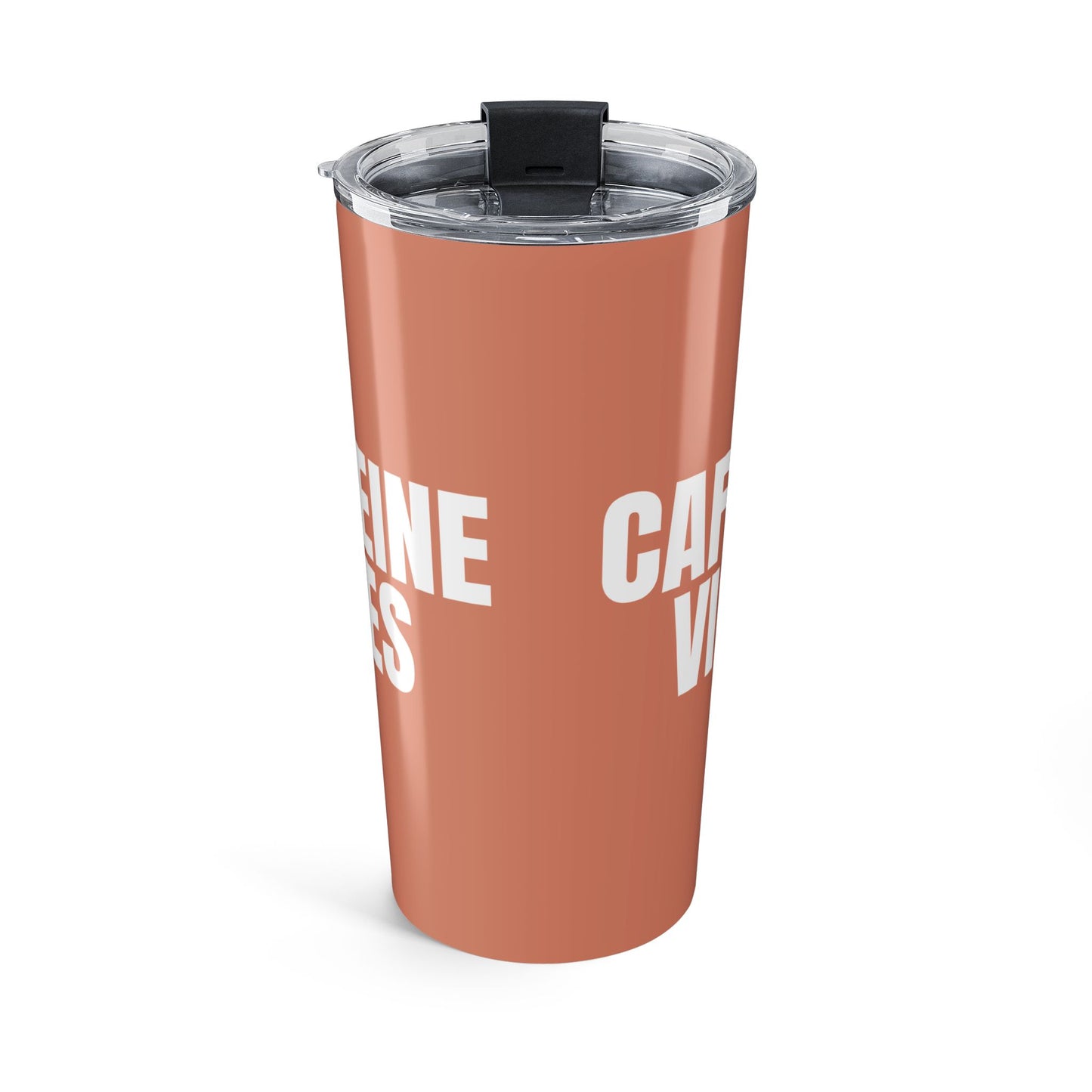 Terracotta Caffeine Vibes 20oz Stainless Steel Tumbler | Color Coordinated Collection