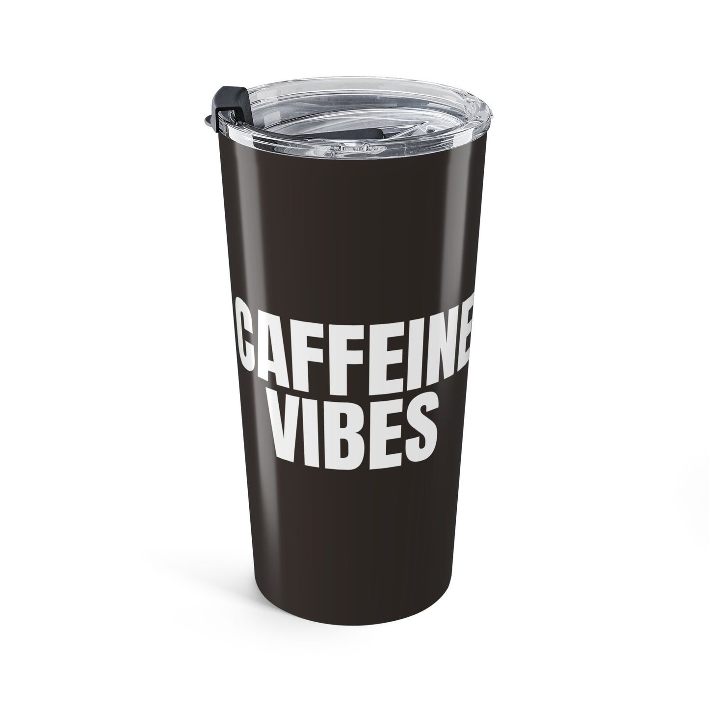Muted Charcoal Caffeine Vibes 20oz Stainless Steel Tumbler | Color Coordinated Collection