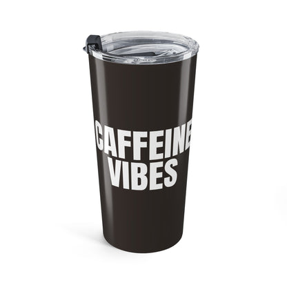 Muted Charcoal Caffeine Vibes 20oz Stainless Steel Tumbler | Color Coordinated Collection