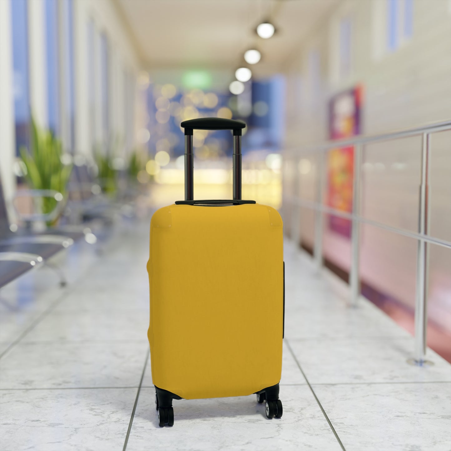 Honey Yellow Luggage Cover Travel Suitcase Cover Protective Stretch Cover