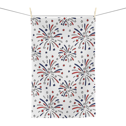Fireworks Microfiber Tea Towel