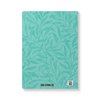 Candy Shop Leaves A5 Lined Journal Minimal Botanical Notebook | Coordinated Collection