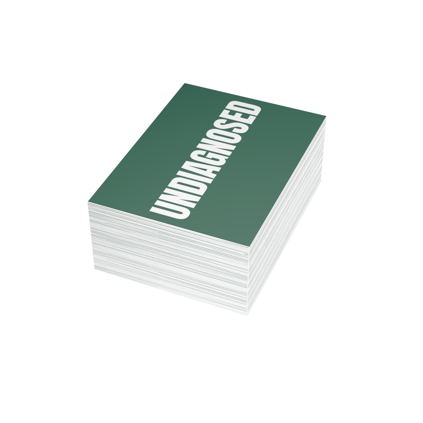 Leaf Green Postcard Set Pack of 10, 30 or 50 w/ Envelopes | Coordinated Collection