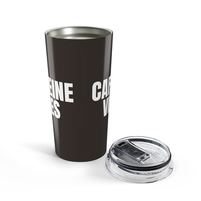 Muted Charcoal Caffeine Vibes 20oz Stainless Steel Tumbler | Color Coordinated Collection