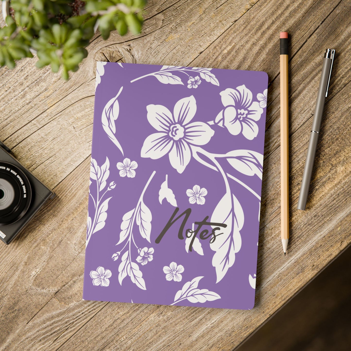 Purple Floral A5 Lined Journal Coordinated Collection