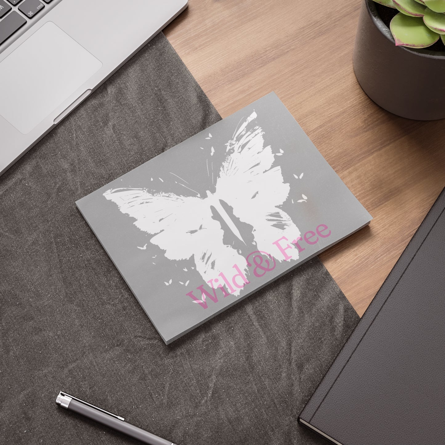 Wild and Free Sticky Notes Butterfly Post It Notes (7 Sizes)