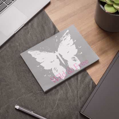 Wild and Free Sticky Notes Butterfly Post It Notes (7 Sizes)