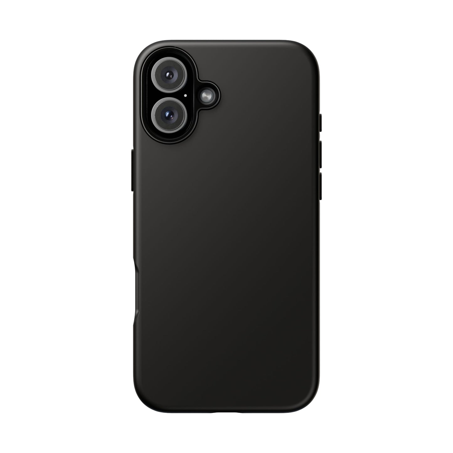 Black Tough Cell Phone Case Matte or Glossy Protective Case iPhone Samsung