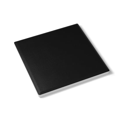 Black Ceramic Coaster Round or Square | Coordinated Collection