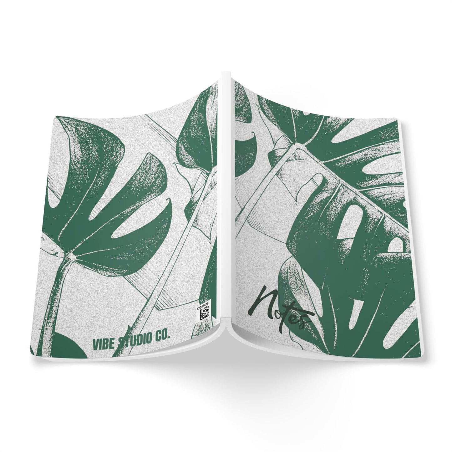 Monstera Leaf Green A5 Lined Journal