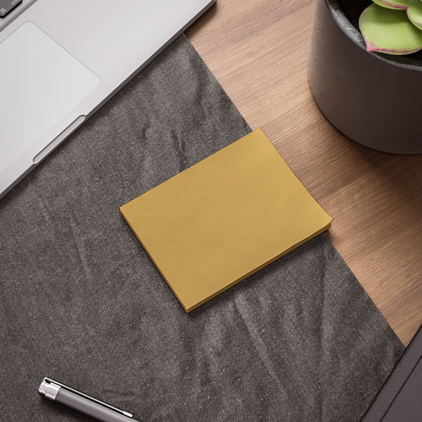 Muted Gold Post It Notes Coordinated Color Collection