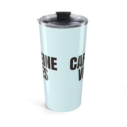 Ocean Blue Caffeine Vibes 20oz Stainless Steel Tumbler | Color Coordinated Collection