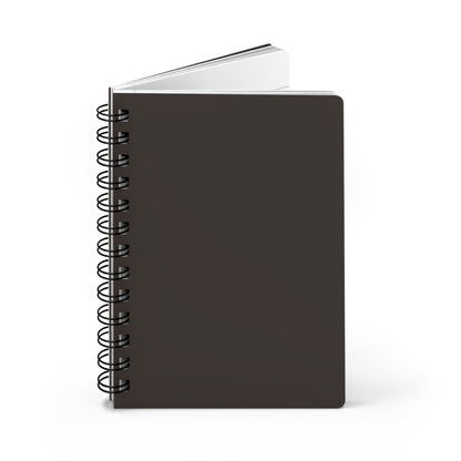 Muted Charcoal Spiral Lined Notebook 150 Page Journal | Coordinated Collection